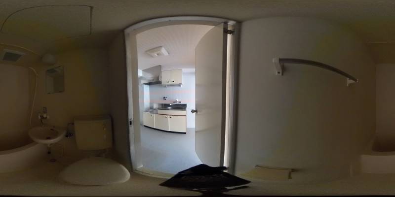 パノラマ画像バスルーム