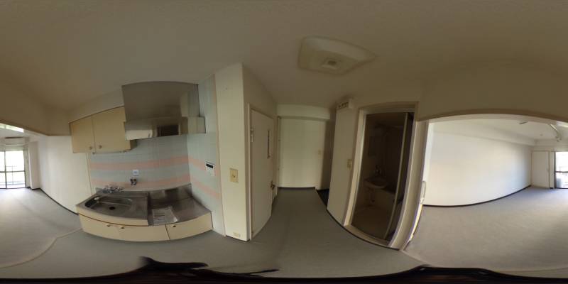 パノラマ画像キッチン