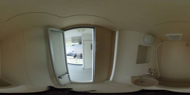 パノラマ画像バスルーム