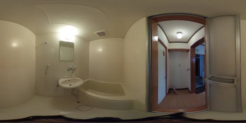 パノラマ画像バスルーム
