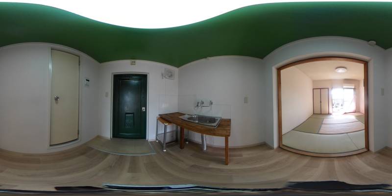 パノラマ画像キッチン