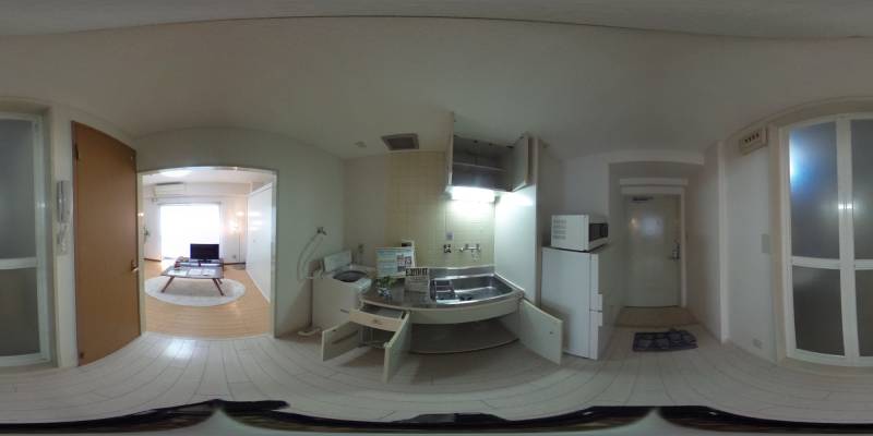 パノラマ画像キッチン