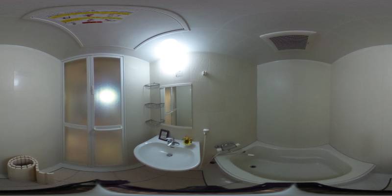 パノラマ画像バスルーム