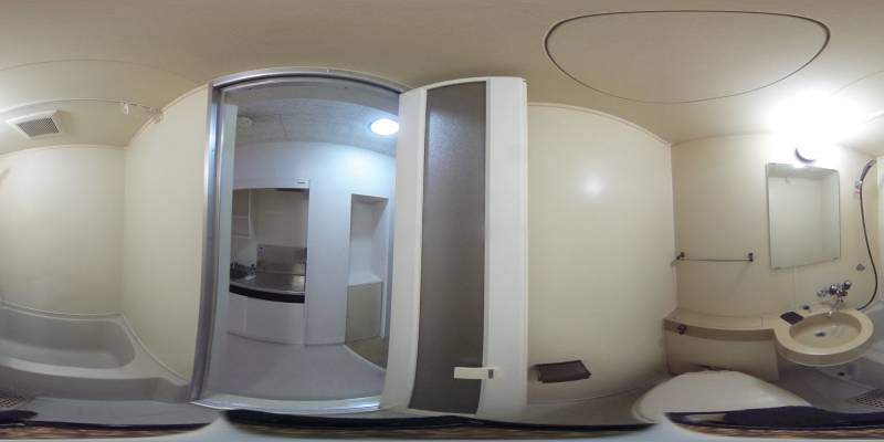 パノラマ画像バスルーム