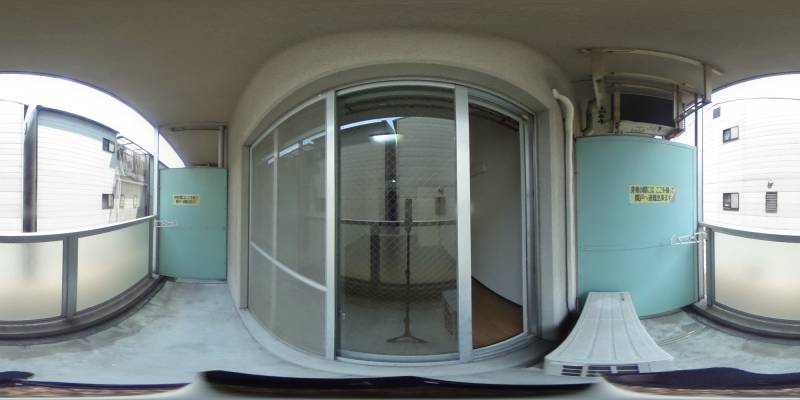 パノラマ画像バルコニー