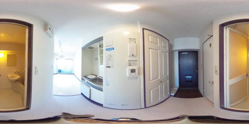 パノラマ画像キッチン