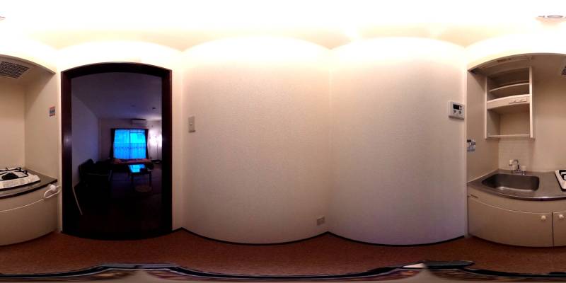 パノラマ画像キッチン