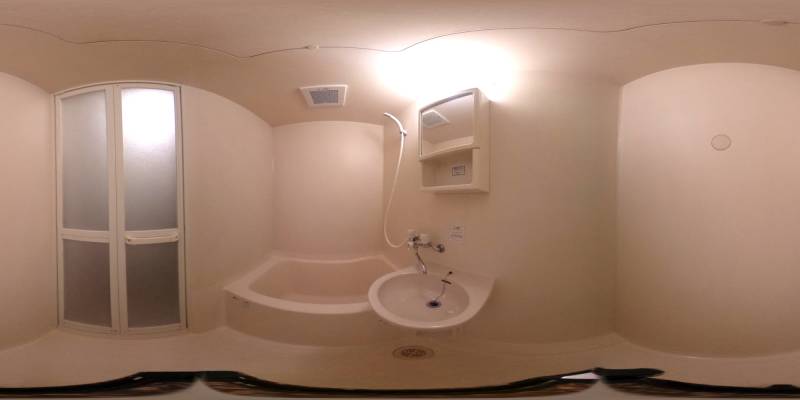 パノラマ画像バスルーム