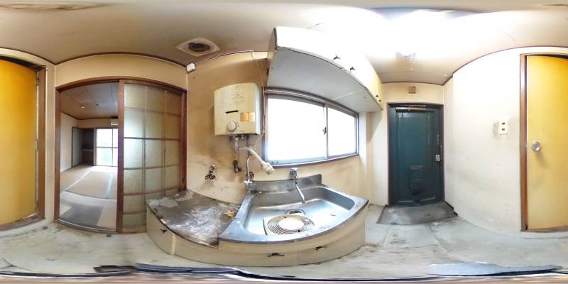 パノラマ画像キッチン