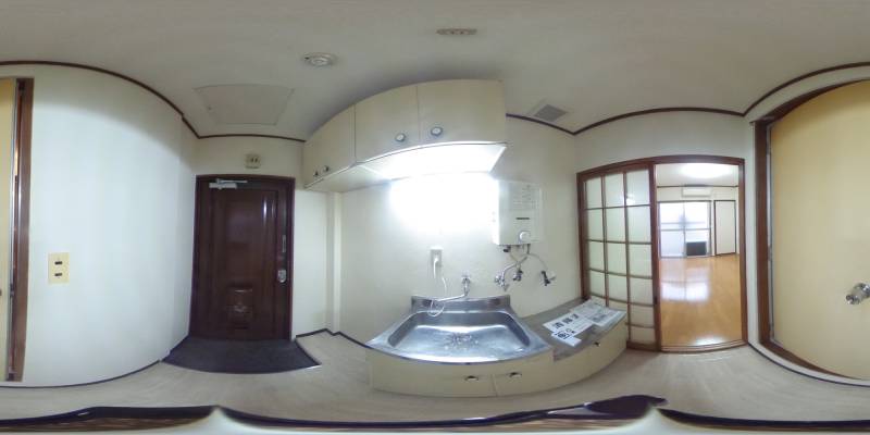 パノラマ画像キッチン