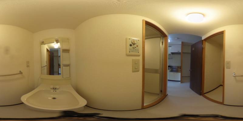 パノラマ画像洗面所