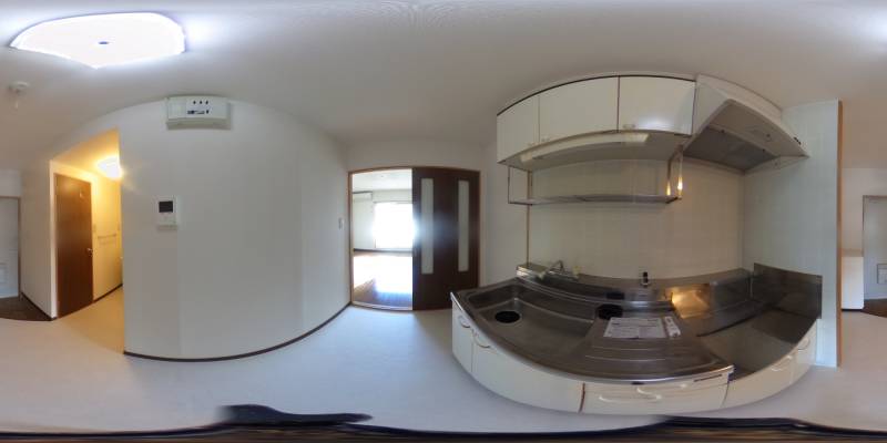 パノラマ画像キッチン