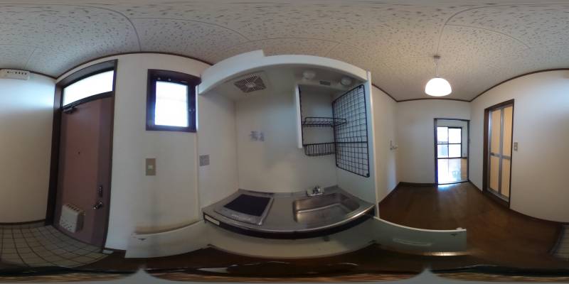 パノラマ画像キッチン