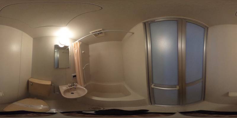 パノラマ画像バスルーム