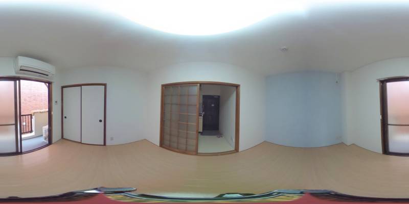 パノラマ画像洋室