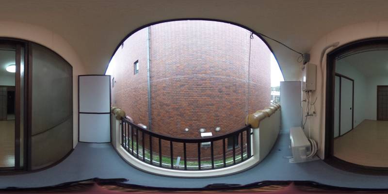 パノラマ画像バルコニー