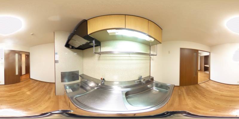 パノラマ画像キッチン