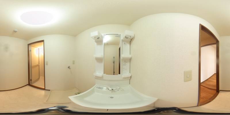 パノラマ画像洗面所