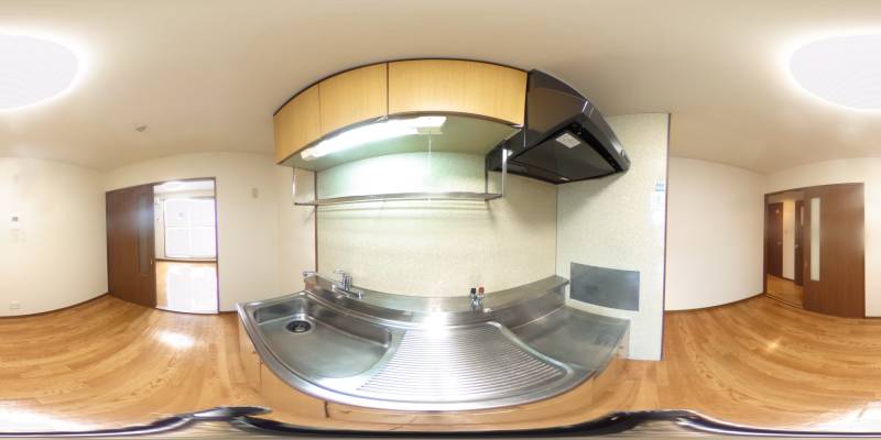 パノラマ画像キッチン