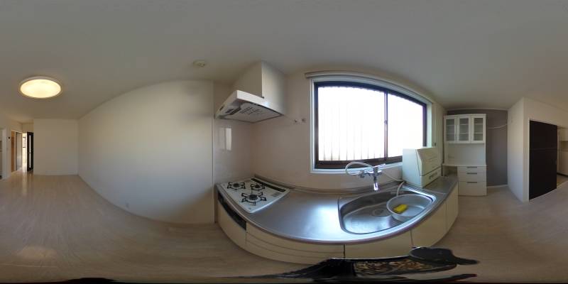 パノラマ画像キッチン