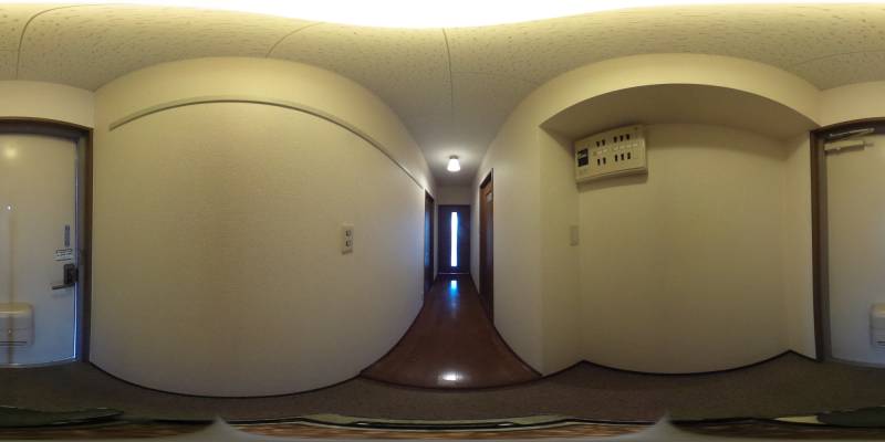 パノラマ画像玄関