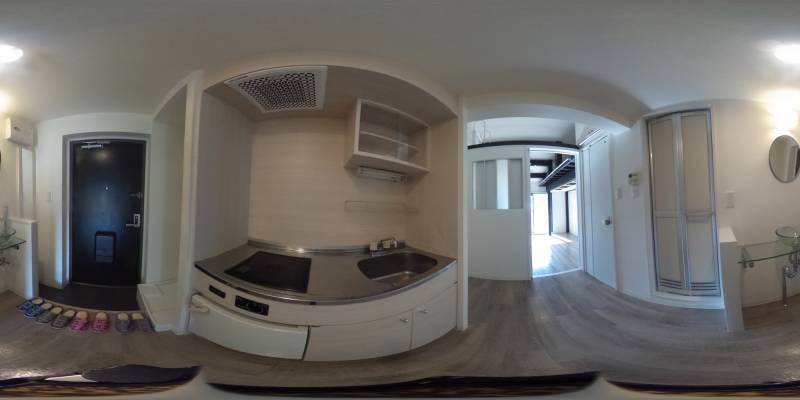 パノラマ画像キッチン