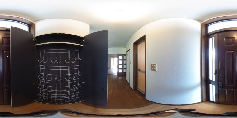 パノラマ画像玄関