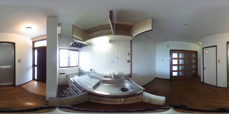 パノラマ画像キッチン