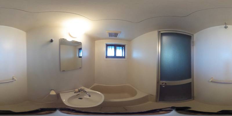 パノラマ画像バスルーム