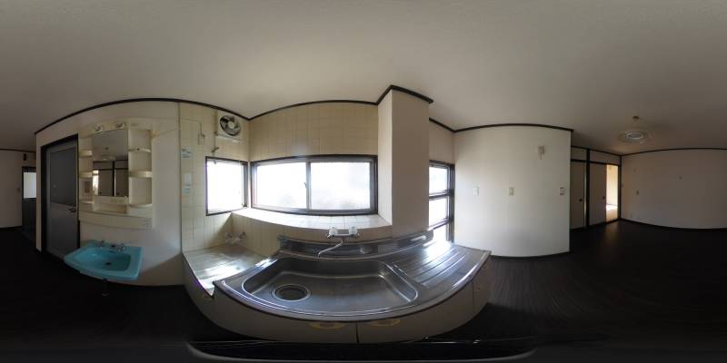 パノラマ画像キッチン