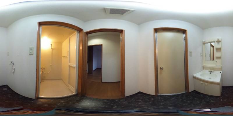 パノラマ画像洗面所