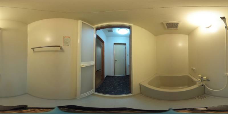 パノラマ画像バスルーム