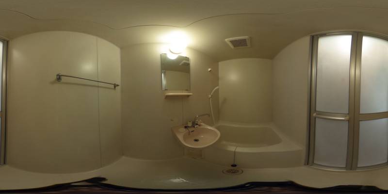 パノラマ画像バスルーム