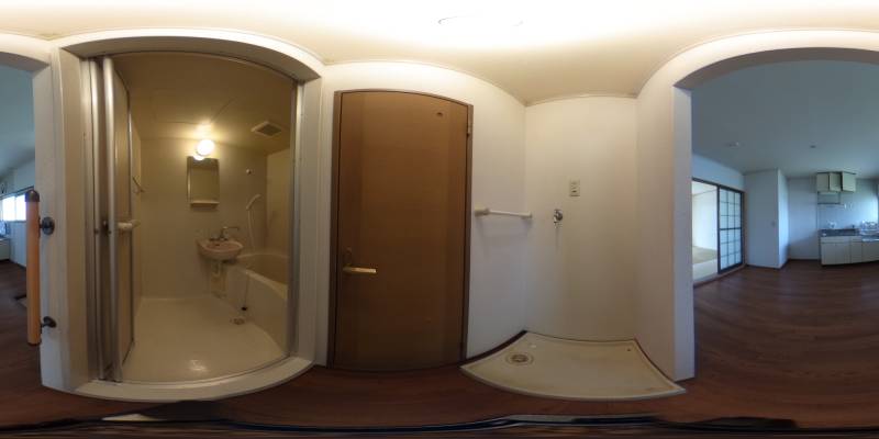 パノラマ画像洗面所