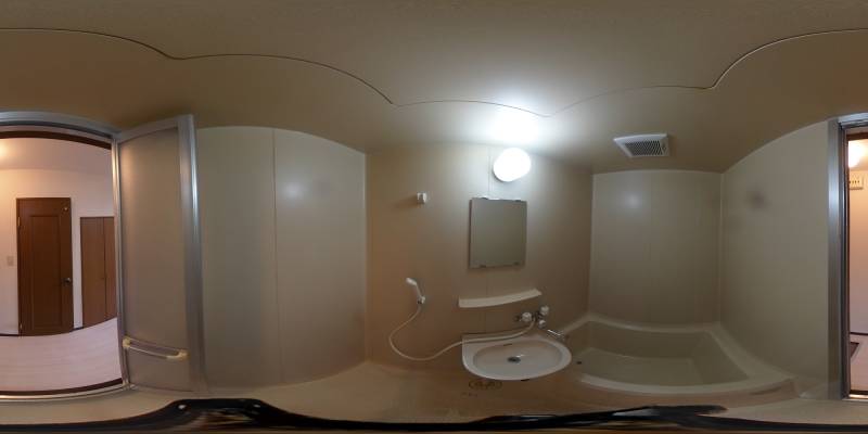 パノラマ画像バスルーム