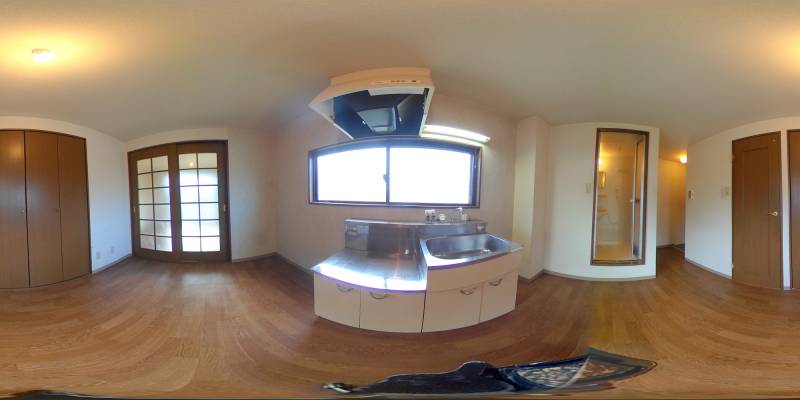 パノラマ画像キッチン