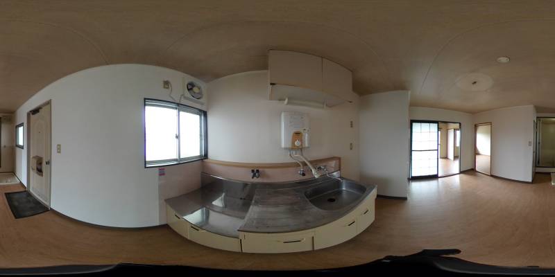 パノラマ画像キッチン