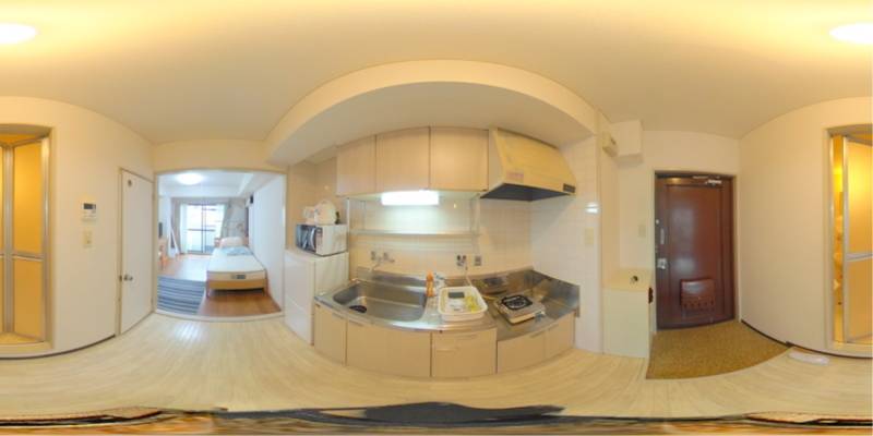 パノラマ画像キッチン