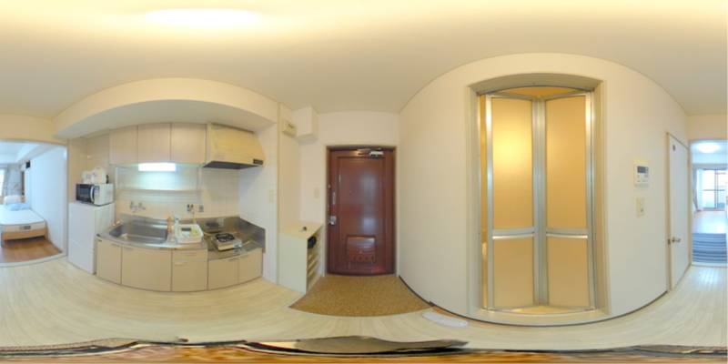 パノラマ画像玄関