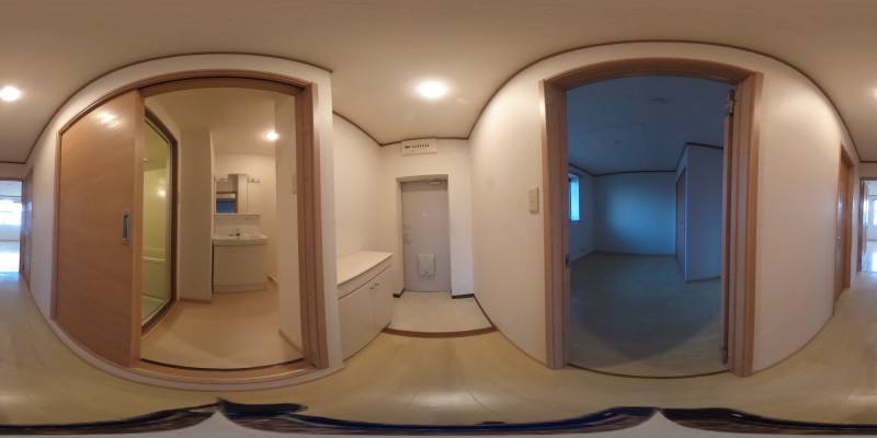 パノラマ画像玄関