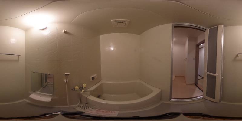 パノラマ画像バスルーム