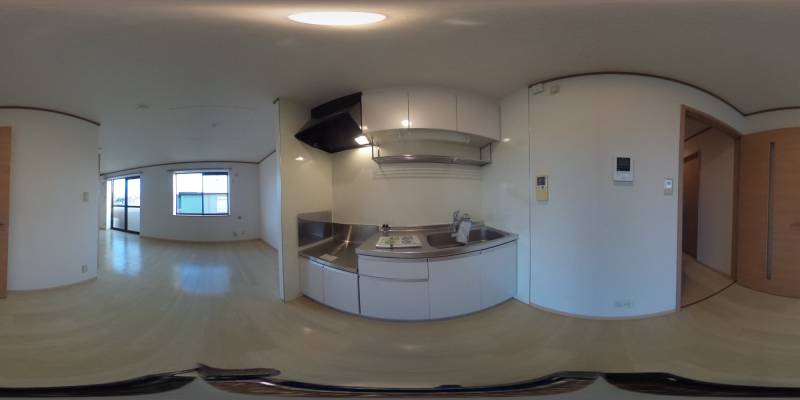 パノラマ画像キッチン