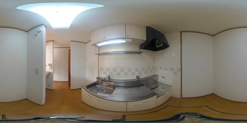 パノラマ画像キッチン