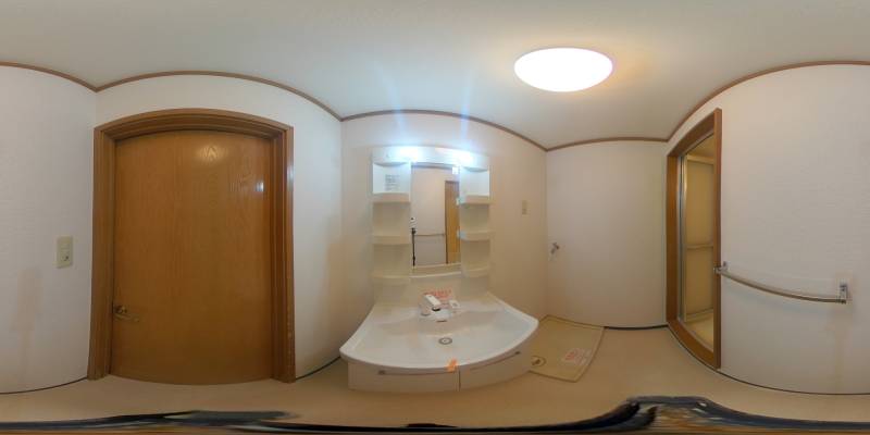 パノラマ画像洗面所