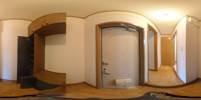 パノラマ画像玄関