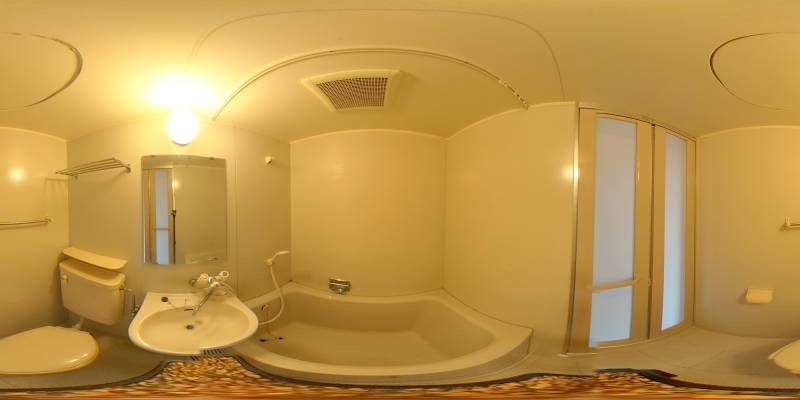 パノラマ画像バスルーム