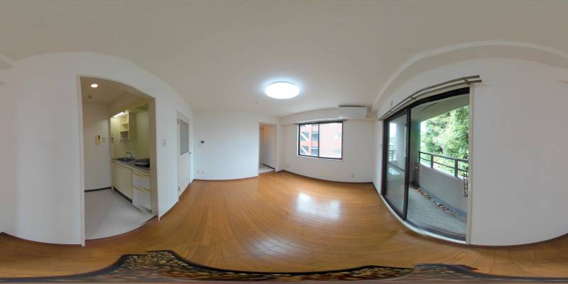 パノラマ画像洋室