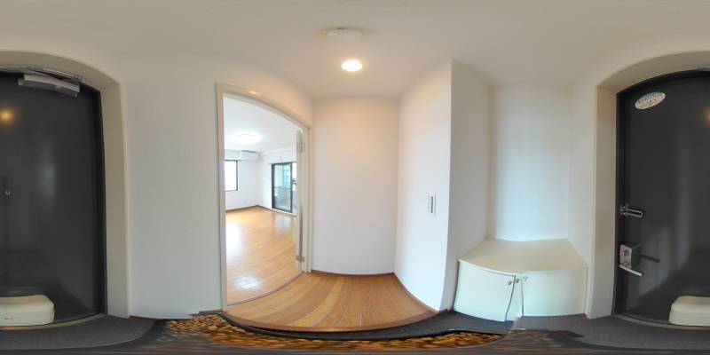 パノラマ画像玄関