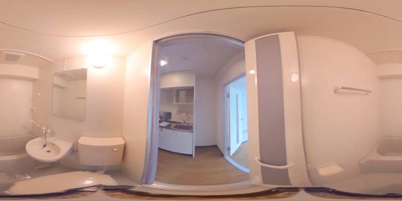 パノラマ画像バスルーム