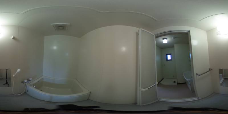 パノラマ画像バスルーム